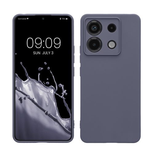Etui Kwmobile do Xiaomi Redmi Note 13 Pro 5G, szare, silikonowe, KWM000020LD032C