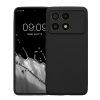 Etui Kwmobile do Poco F6 Pro, czarne, silikonowe, KWM000020PN001C