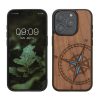 Etui Kwmobile do Apple iPhone 15 Pro, brązowe, drewno/silikon, KWM000020EI002C