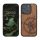 Etui Kwmobile do Apple iPhone 15 Pro, brązowe, drewno/silikon, KWM000020EI002C