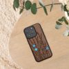 Etui Kwmobile do Apple iPhone 15 Pro, brązowe, drewno/silikon, KWM000020EI003C