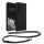 Etui Kwmobile ze smyczą do Samsung Galaxy A35, czarne, silikonowe, KWM000021TN001C