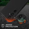 Etui Kwmobile ze smyczą do Samsung Galaxy A35, czarne, silikonowe, KWM000021TN001C