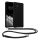 Etui Kwmobile ze smyczą do Samsung Galaxy A55 5G, czarne, silikonowe, KWM000021UM001C