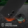 Etui Kwmobile ze smyczą do Samsung Galaxy A15 5G, czarne, silikonowe, KWM000021UN001C