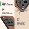 Etui Kwmobile do OnePlus 12, brązowe, drewno/silikon, KWM000022QB002C