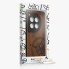Etui Kwmobile do OnePlus 12, brązowe, drewno/silikon, KWM000022QB002C