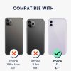 Etui Kwmobile z odpinanym sznurkiem do Apple iPhone 11, przezroczyste/czarne, silikonowe, KWM000022TK001C