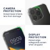 Etui Kwmobile z odpinanym sznurkiem do Apple iPhone 15 Pro, przezroczyste/czarne, silikonowe, KWM000022TQ001C