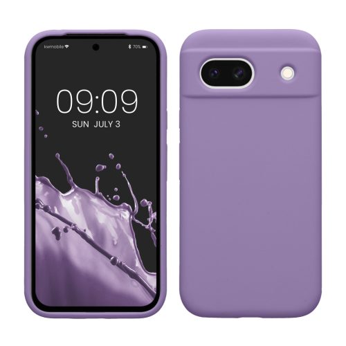 Etui Kwmobile do Google Pixel 8a, fioletowe, silikonowe, KWM000020KQ027C