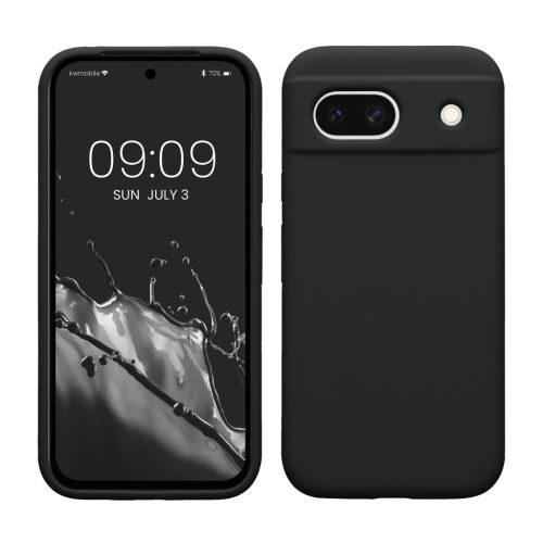 Etui Kwmobile do Google Pixel 8a, czarne, silikonowe, KWM000020KQ029C