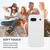 Etui Kwmobile do Google Pixel 8a, białe, silikonowe, KWM000020KU023C