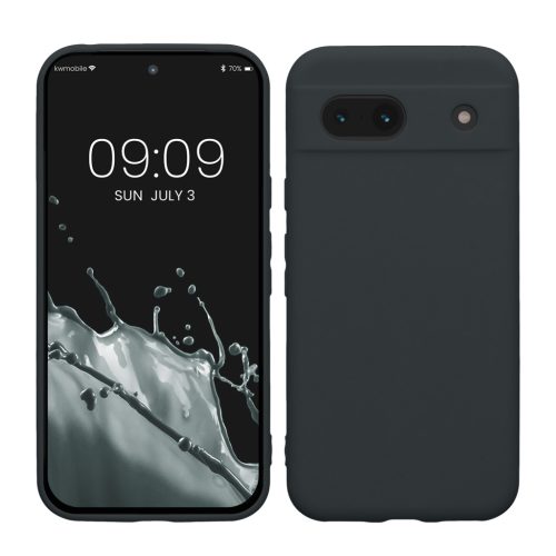Etui Kwmobile do Google Pixel 8a, ciemnoniebieskie, silikonowe, KWM000020KU024C