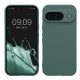 Etui Kwmobile do Google Pixel 9, zielone, silikonowe, KWM000020PG003C