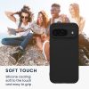 Etui Kwmobile do Google Pixel 9, czarne, silikonowe, KWM000020PG004C