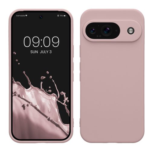 Etui Kwmobile do Google Pixel 9, fioletowe, silikonowe, KWM000020PG011C