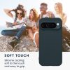 Etui Kwmobile do Google Pixel 9 Pro, ciemnozielone, silikonowe, KWM000020PH008C
