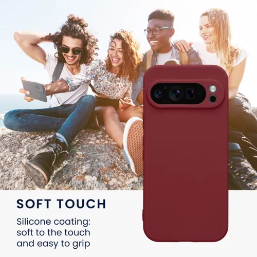 Etui Kwmobile do Google Pixel 9 Pro, fioletowe, silikonowe, KWM000020PH010C