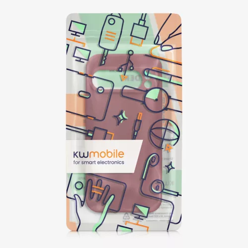 Etui Kwmobile do Google Pixel 9 Pro, fioletowe, silikonowe, KWM000020PH010C