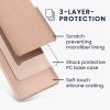 Etui Kwmobile do Google Pixel 9/Pixel 9 Pro, kremowe, silikonowe, KWM000020PI001C