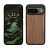 Etui Kwmobile do Google Pixel 9/Pixel 9 Pro, brązowe, drewno/silikon, KWM000020PJ001C