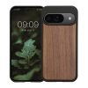 Etui Kwmobile do Google Pixel 9/Pixel 9 Pro, brązowe, drewno/silikon, KWM000020PJ001C