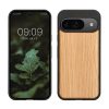 Etui Kwmobile do Google Pixel 9/Pixel 9 Pro, brązowe, drewno/silikon, KWM000020PJ002C
