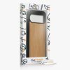 Etui Kwmobile do Google Pixel 9/Pixel 9 Pro, brązowe, drewno/silikon, KWM000020PJ002C
