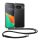 Etui Kwmobile ze smyczą do Google Pixel 9/Pixel 9 Pro, przezroczyste/czarne, silikonowe, KWM000020PR001C