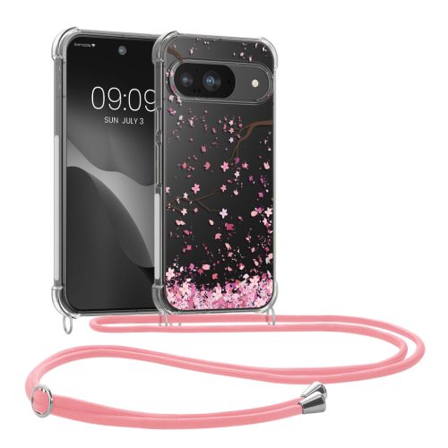Etui Kwmobile ze smyczą do Google Pixel 9/Pixel 9 Pro, wielokolorowe, silikonowe, KWM000020PS002C