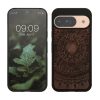 Etui Kwmobile do Google Pixel 9/Pixel 9 Pro, brązowe, drewno/silikon, KWM000020PT003C