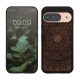 Etui Kwmobile do Google Pixel 9/Pixel 9 Pro, brązowe, drewno/silikon, KWM000020PT003C