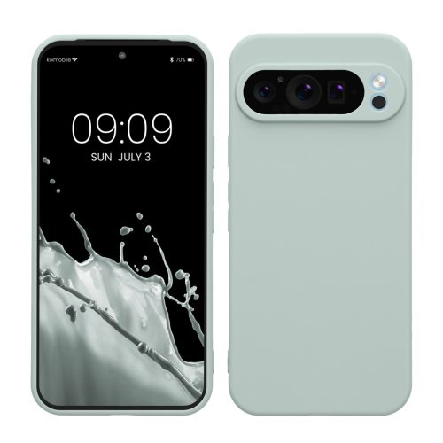 Etui Kwmobile do Google Pixel 9 Pro XL, jasnozielone, silikonowe, KWM000020PU005C