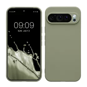   Etui Kwmobile do Google Pixel 9 Pro XL, jasnozielone, silikonowe, KWM000020PU007C