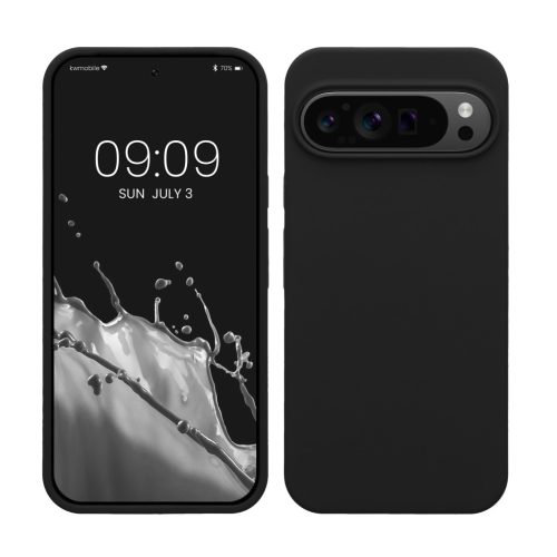 Etui Kwmobile do Google Pixel 9 Pro XL, czarne, silikonowe, KWM000020PV004C