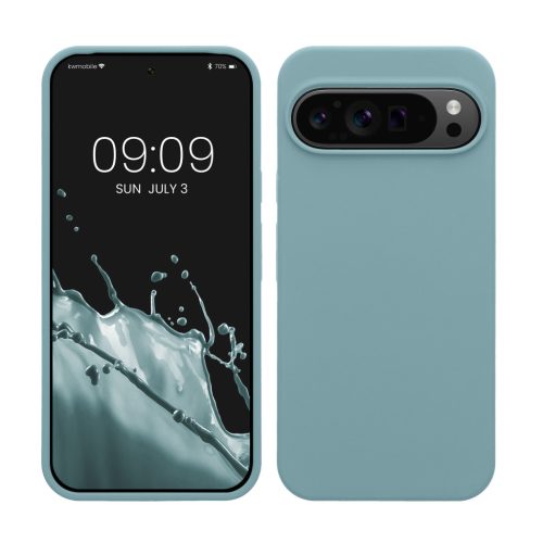 Etui Kwmobile do Google Pixel 9 Pro XL, zielone, silikonowe, KWM000020PV009C
