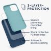 Etui Kwmobile do Apple iPhone 12 Pro Max, niebieskie, silikonowe, KWM000011JR081C