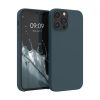 Etui Kwmobile do Apple iPhone 12 Pro Max, ciemnozielone, silikonowe, KWM000011JR082C
