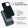 Etui Kwmobile do Apple iPhone 12 Pro Max, ciemnozielone, silikonowe, KWM000011JR082C