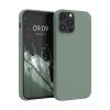 Etui Kwmobile do Apple iPhone 12 Pro Max, zielone, silikonowe, KWM000011JR084C