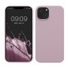 Etui Kwmobile do Apple iPhone 14, jasnofioletowe, silikonowe, KWM000016NI047C