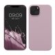 Etui Kwmobile do Apple iPhone 14, jasnofioletowe, silikonowe, KWM000016NI047C