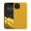 Etui Kwmobile do Apple iPhone 14, żółte, silikonowe, KWM000016NI049C