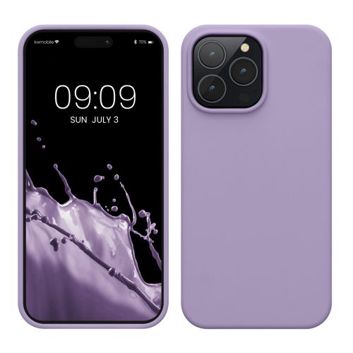 Etui Kwmobile do Apple iPhone 14 Pro Max, fioletowe, silikonowe, KWM000016NL043C