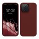 Etui Kwmobile do Apple iPhone 14 Pro Max, ciemnoczerwone, silikonowe, KWM000016NL045C