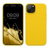 Etui Kwmobile do Apple iPhone 15 Plus, żółte, silikonowe, KWM000020CB007C