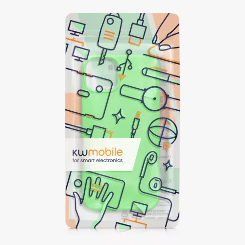Etui Kwmobile do Apple iPhone 15 Plus, zielone, silikonowe, KWM000020CB010C
