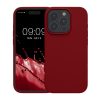 Etui Kwmobile do Apple iPhone 15 Pro, czerwone, silikonowe, KWM000020CC034C