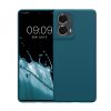 Etui Kwmobile do Motoroli Moto G85, niebieskie, silikonowe, KWM000022TR003C
