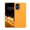 Etui Kwmobile do Motorola Moto G85, pomarańczowe, silikonowe, KWM000022TR007C